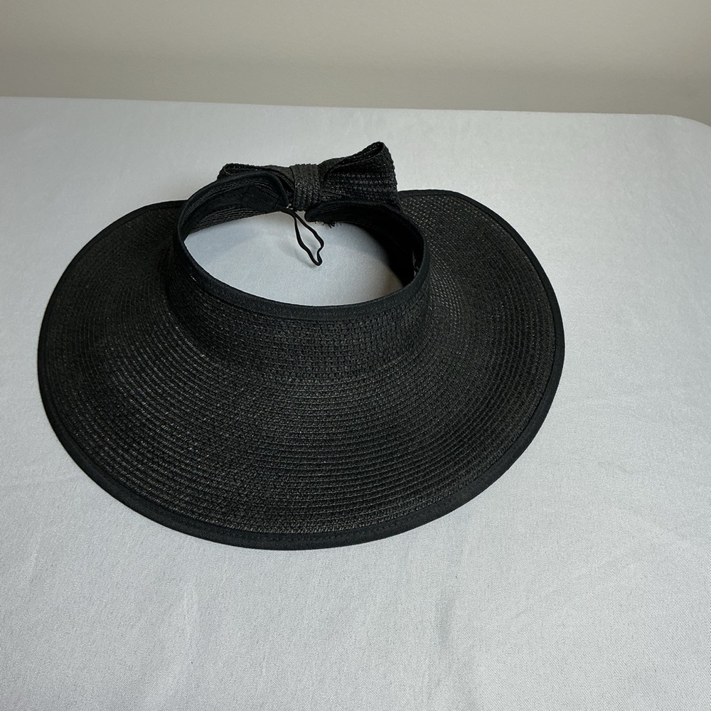 INC International Concepts Black Women's Visor Hat